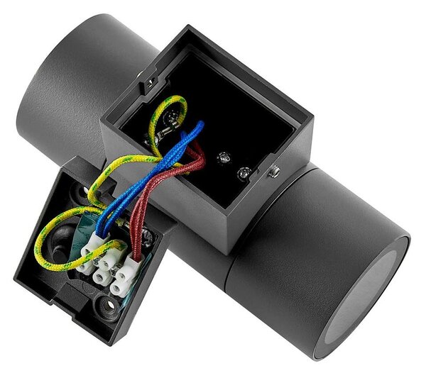 IMPR 731233 Deko-Light venkovní nástěnné přisazené svítidlo Achernar Up and Down, 2x max. 35 W GU10, tmavěšedá - DEKOLIGHT