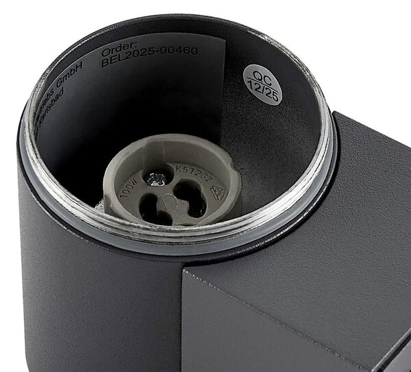 IMPR 731230 Deko-Light venkovní nástěnné přisazené svítidlo Achernar Down, 1x max. 50 W GU10, tmavěšedá - DEKOLIGHT