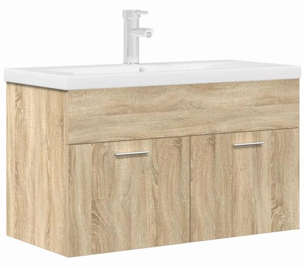 Koupelnová umyvadlová skříňka s vestavěným umyvadlem a baterií 3325015