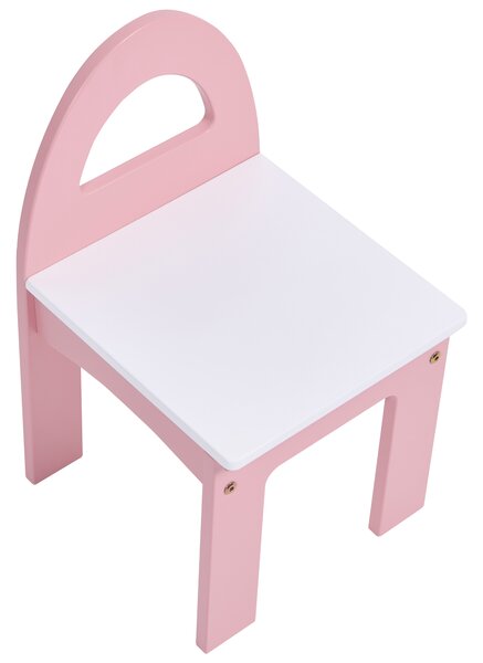 Dětský toaletní stolek se židličkou ROSABELLE Růžová