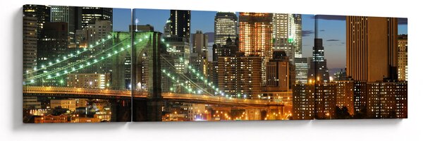 Obraz - Most s New Yorkem (170x50 cm)