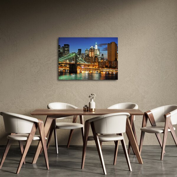 Obraz - Most s New Yorkem (70x50 cm)