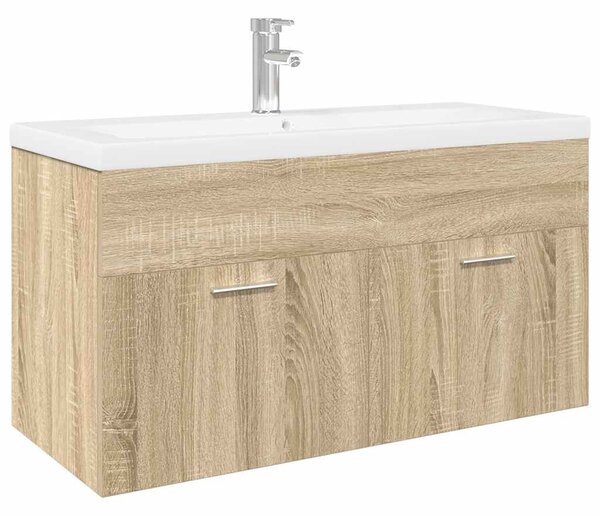 Koupelnová skříňka se zápustným umyvadlem dub sonoma 3325016