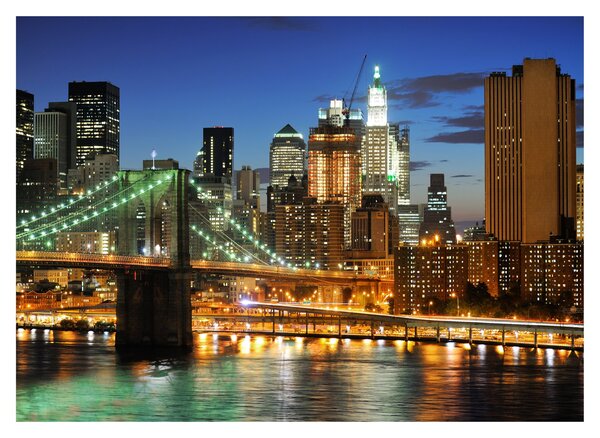 Obraz - Most s New Yorkem (70x50 cm)