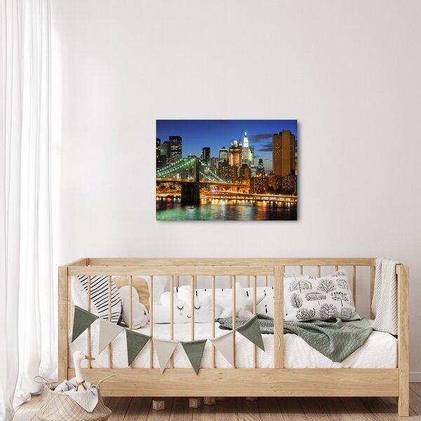Obraz - Most s New Yorkem (70x50 cm)
