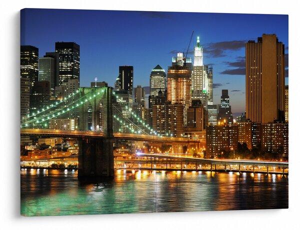 Obraz - Most s New Yorkem (70x50 cm)