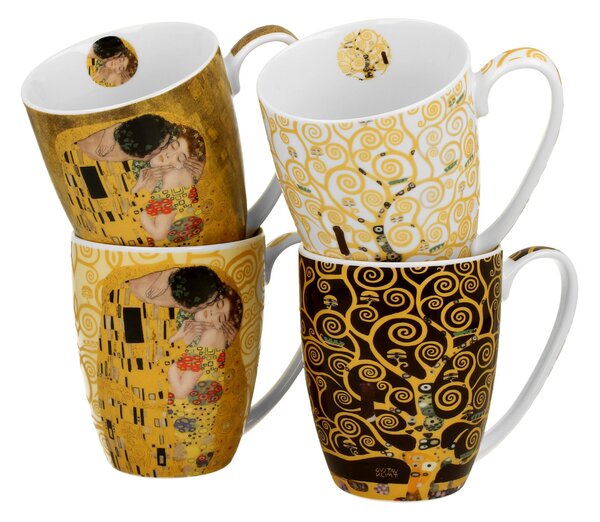 Porcelánový hrnek Klimt 350 ml sada 4ks