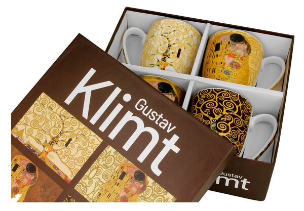 Porcelánový hrnek Klimt 350 ml sada 4ks