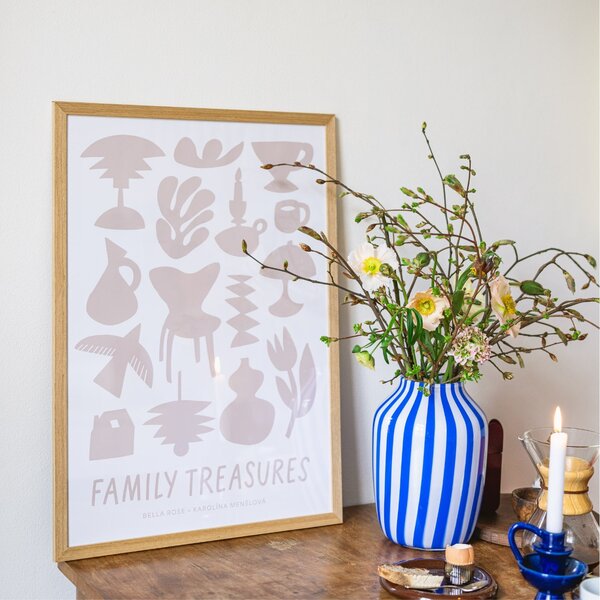 Plakát Family Treasures Beige / Cream 30 x 40 cm