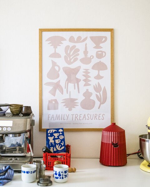 Plakát Family Treasures Beige / Cream 70 x 100 cm