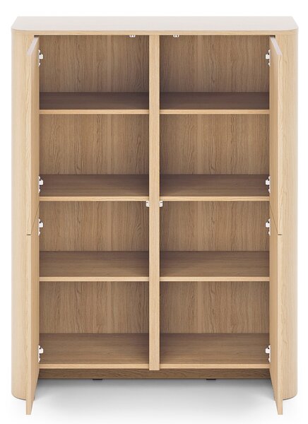 Vysoká komoda Sorrenti 103 cm – dub Vicenza