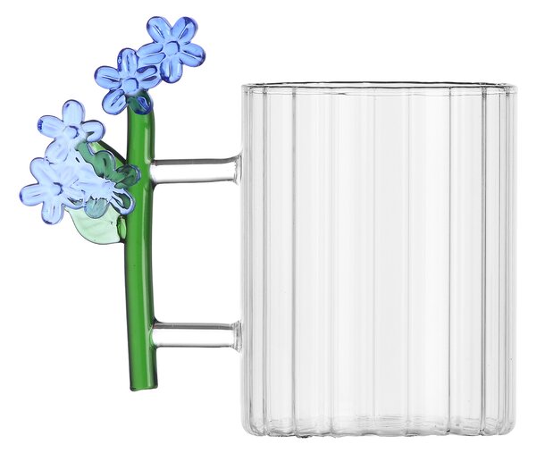 Ichendorf Milano designové šálky na čaj Botanica Optic Mug Light Blue Flower