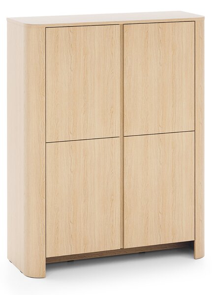 Vysoká komoda Sorrenti 103 cm – dub Vicenza