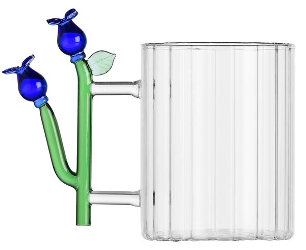 Ichendorf Milano designové šálky na čaj Botanica Optic Mug Blue Flower