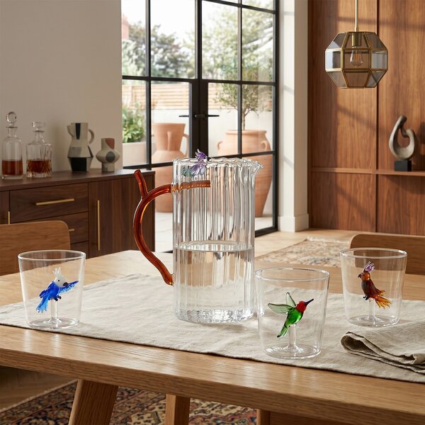 Ichendorf Milano designové karafy Talking Trees Bottle Red Cockatoo
