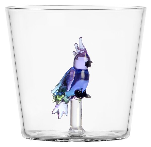 Ichendorf Milano designové sklenice na vodu Talking Trees Tumbler Blue Cockatoo
