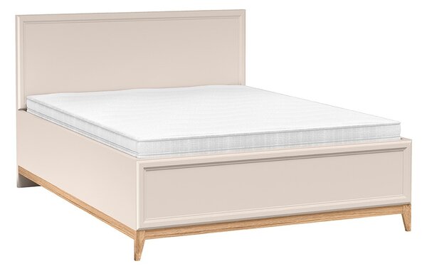 Manželská postel s úložným prostorem 160x200 ELLENSBURG - kašmír