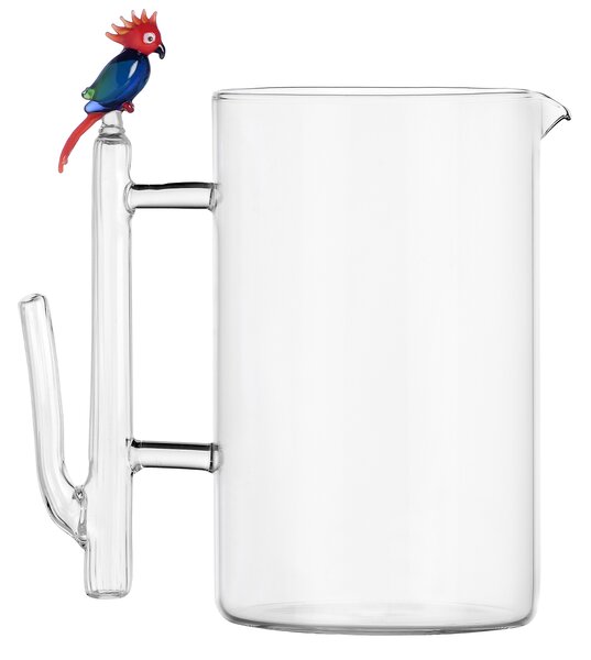 Ichendorf Milano designové džbány Talking Trees Red/Blue Cockatoo Jug