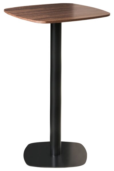 Barový stůl MORELLA Černá/Tmavě hnědá 60 cm 60 cm