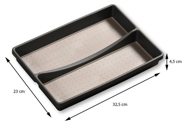Plastový kuchyňský organizér Basic, 33x23 cm