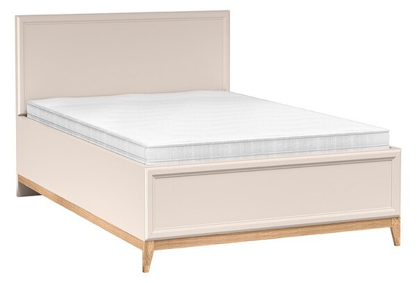 Manželská postel s úložným prostorem 140x200 ELLENSBURG - kašmír