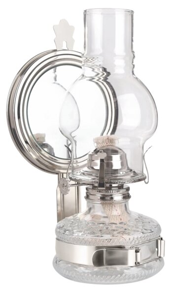 Brilagi - Petrolejová lampa se zrcadlem MERLIN lesklý chrom