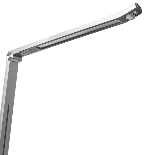 LED stolní lampa LEPUS se senzorem pohybu Stříbrná