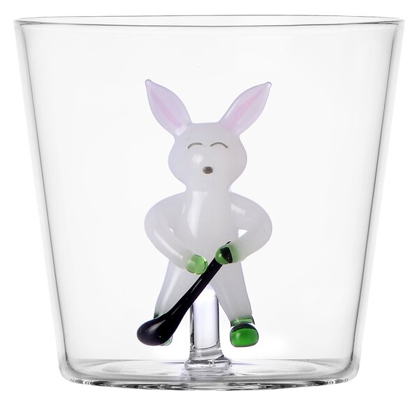 Ichendorf Milano designové sklenice na vodu Snow Games Tumbler Rabbit And Ice Hockey