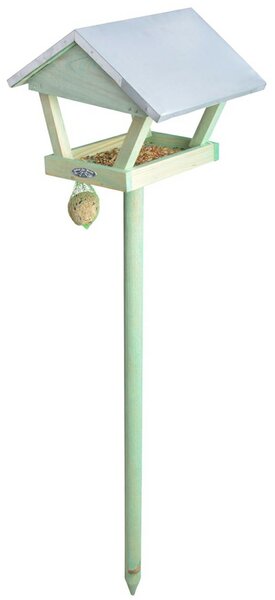 Zapichovací krmítko pro ptáky Terry, 113x31,5x26,5 cm, dřevo, zelená