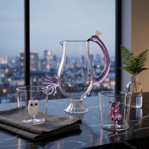 Ichendorf Milano designové džbány Animal Farm Flamingo Jug