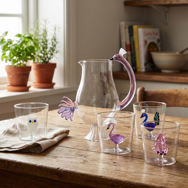 Ichendorf Milano designové džbány Animal Farm Flamingo Jug