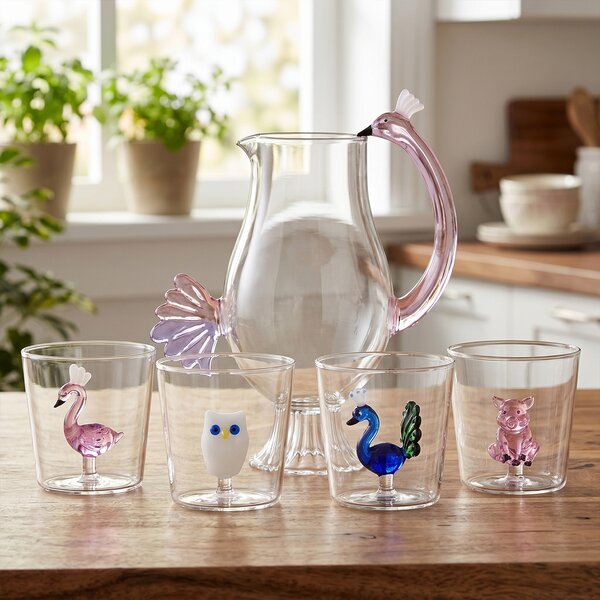 Ichendorf Milano designové džbány Animal Farm Flamingo Jug