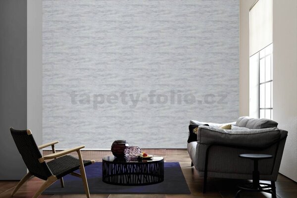 Vliesové tapety na zeď Attractive2 39041-3, rozměr 10,05 m x 0,53 m, stříbrná stěrka na šedém podkladu, A.S. Création