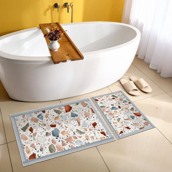 Koupelnové předložky v sadě 2 ks 60x100 cm – Foutastic