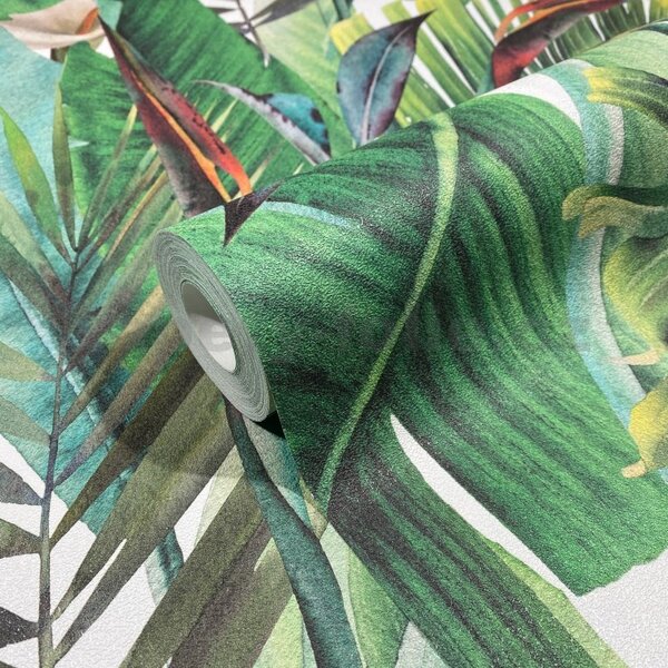 Vliesové tapety na zeď Spirit of Jungle 47416, rozměr 10,05 m x 0,53 m, flóra zelená, MARBURG