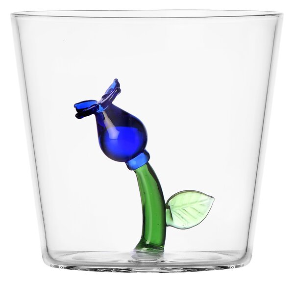 Ichendorf Milano designové sklenice na vodu Botanica Tumbler Blue Flower