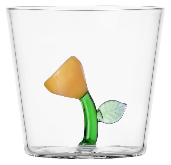 Ichendorf Milano designové sklenice na vodu Botanica Tumbler Amber Flower