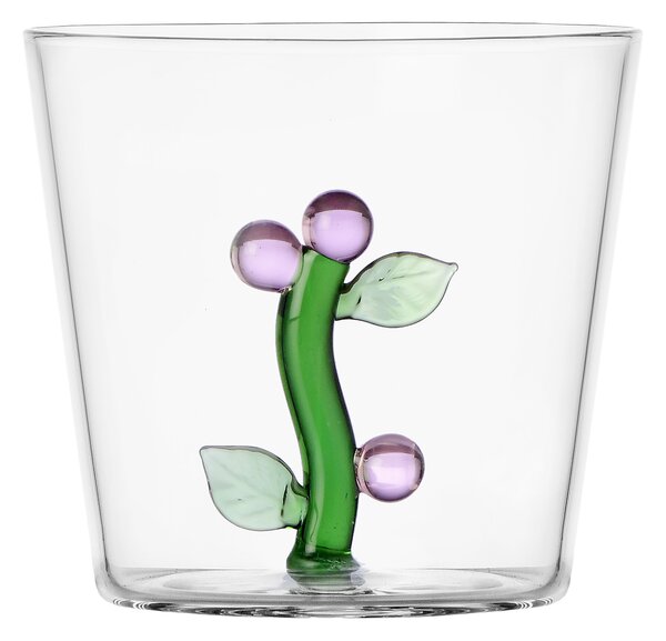 Ichendorf Milano designové sklenice na vodu Botanica Tumbler Pink Flower