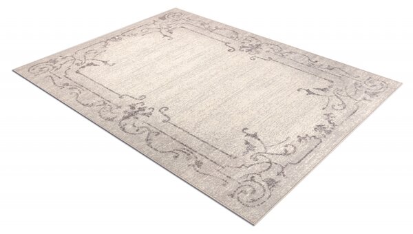 Makro Abra Kusový koberec vlněný ANGEL 6623 / 52022 Klasický Ornament béžový Rozměr: 80x150 cm