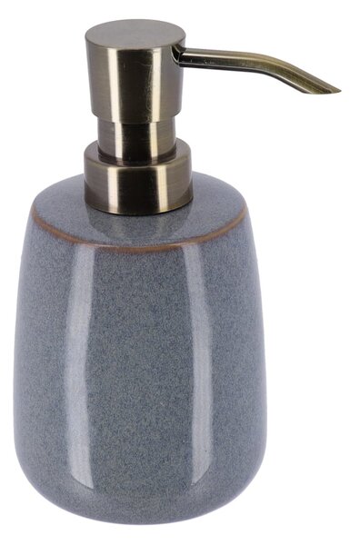 Dávkovač mýdla Louxor, modrá/s prvky v barvě nerez, 200 ml