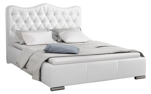 Postel Ratoni, Rozměr postele: 140x200, Barva:: ekokůže Soft 017 (bílá) 5902928393767