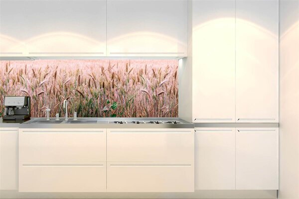 Samolepící tapety za kuchyňskou linku, rozměr 180 cm x 60 cm, pšeničné pole, DIMEX KI-180-136