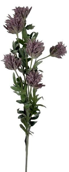 Bodlák - umělá květina fialová 83cm