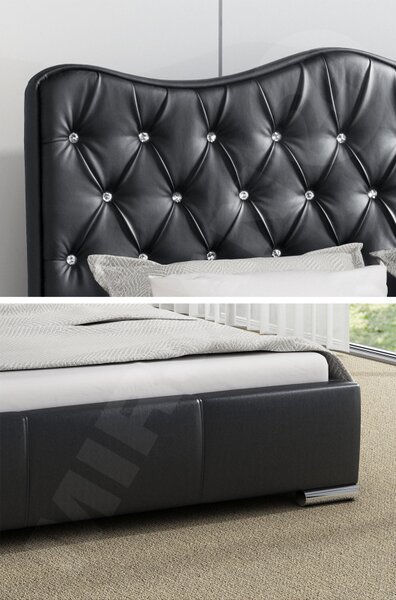 Postel Ratoni, Rozměr postele: 140x200, Barva:: ekokůže Soft 017 (bílá) 5902928393767