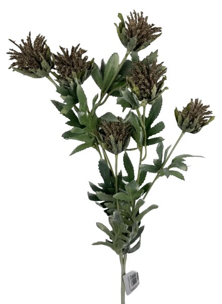 Bodlák - umělá květina hnědá 83cm