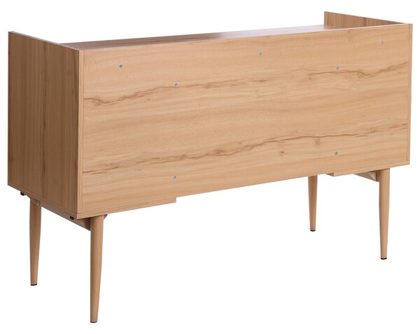 Pracovní stůl RATANA 130 cm 50 cm Světle hnědá