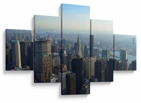 Obraz - Manhatten ve dne (125x70 cm)