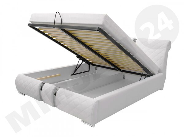 Postel Wiko, Rozměr postele: 160x200, Barva:: ekokůže Soft 017 5x5 + ekokůže Soft 017 Mirjan24 5902928210590