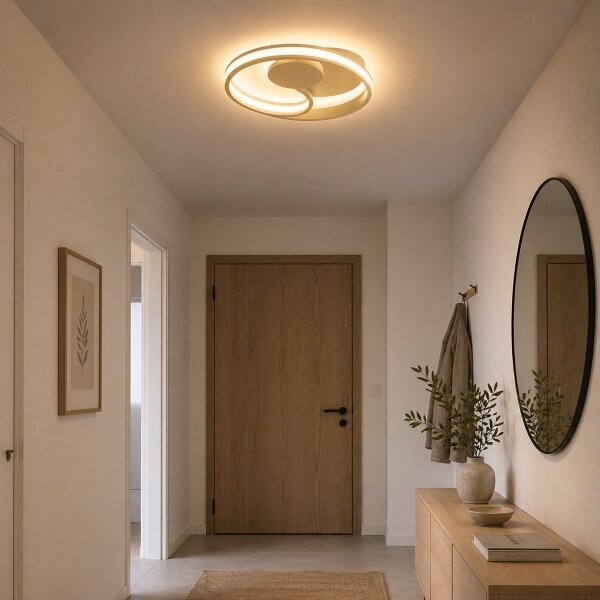 Brilliant - LED Stropní svítidlo REVOLA LED/33W/230V pr. 40 cm béžová