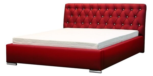 Postel Enoa, Rozměr postele: 140x200, Barva:: ekokůže Soft 011 (černá) 5902928178821